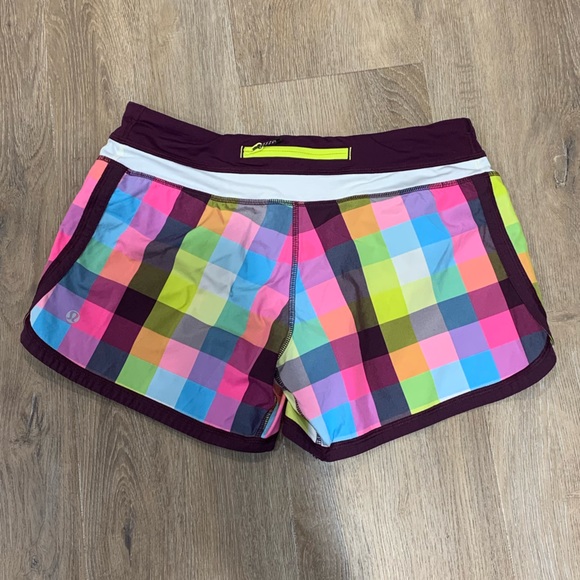 Lululemon Groovy Run Shorts - Sea Check Multi - Picture 6 of 8